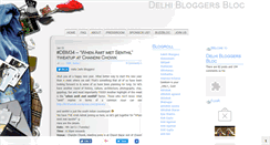 Desktop Screenshot of delhibloggersbloc.com