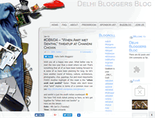 Tablet Screenshot of delhibloggersbloc.com